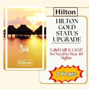 Hilton Gold Status Upgrade for 2 Years
