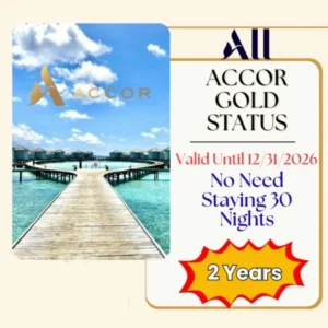 Accor Gold Status for 2 Years