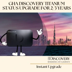 GHA Discovery Titanium Status Upgrade for 2/3 Years