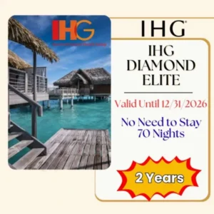 IHG Diamond Elite Status Upgrade for 2 Years