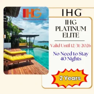 IHG Platinum Elite Status Upgrade for 2 Years