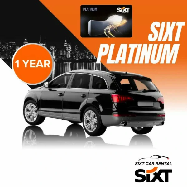 SIXT Platinum Status For 1 Year 1 SIXT Platinum Status For 1 Year