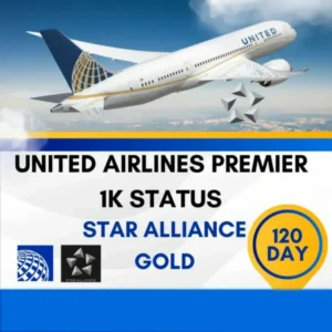 United Premier 1K 120-Day Elite Status Upgrade