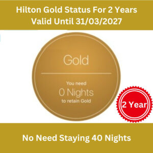 Hilton Honors Gold Status 365 Days, No Need Staying 40 Nights