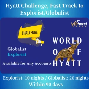 Hyatt Challenge, Fast Track to Explorist/Globalist